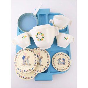 12 Pcs.Vintage 1982 Fisher Price Tea Set